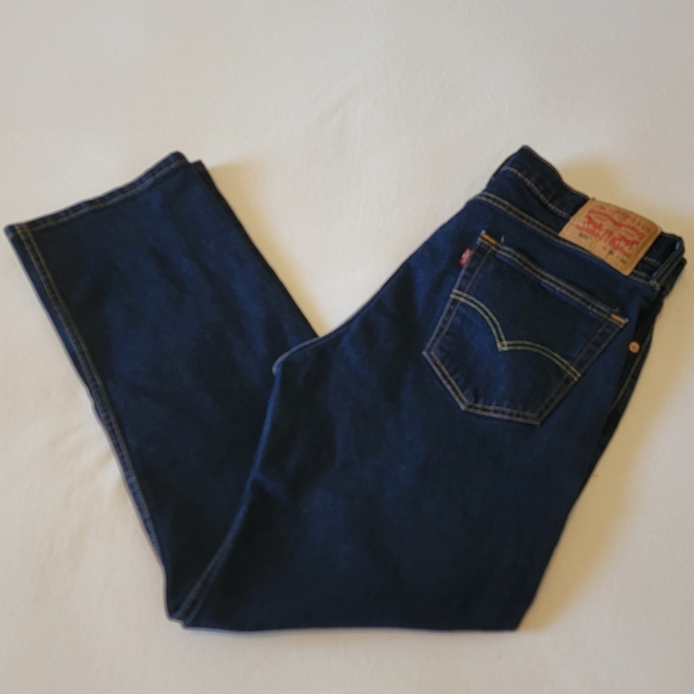Levi’s 505 Straight Leg Denim Jeans Size 35x30